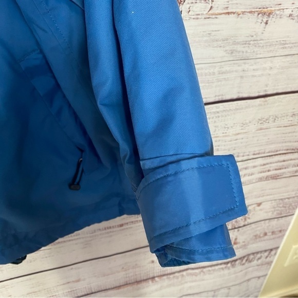 vintage Nike Windbreaker 90's ski Jacket Full Zip Blue Lightweight Coat Mens - Picture 4 of 10